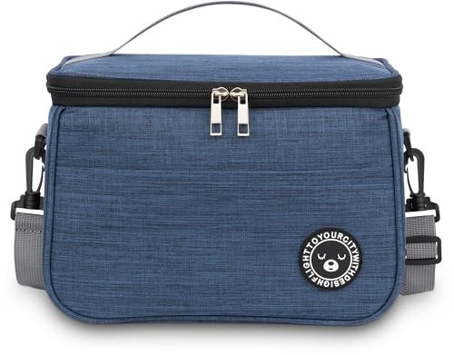 BALIGO Kühltasche 9L, Lunchbox Tasche, Lunchtasche Isoliert, Faltbar Kleine Kühltasche, Lunchbag, Lunch Tasche, Tragbar Lunchbox Tasche Arbeit Reisen Büro Picknick