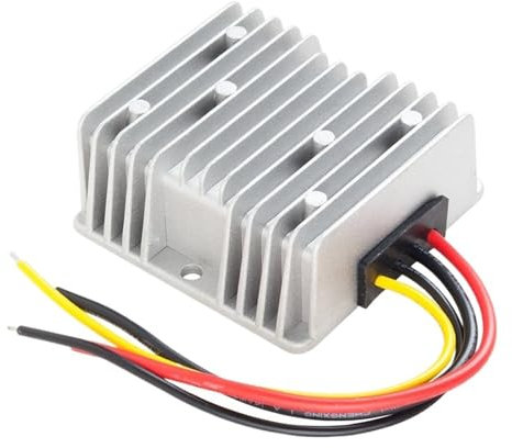 KWWEWEB 8-36V à 12.6V 13.8V 14.5V 16.8V 5A 8A 10A Boost DC DC Chargeur 12V chargeurs de Batterie au Lithium for système à Double Batterie(12.6V 10A Lithium)