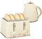 HOMCOM Kettle and Toaster Set, 1.7L 3000W Fast Boil Jug Kettle with Auto Shut Off, 4 Slice Toaster with 7 Level Browning Controls & Crumb Tray, UK Otter Thermostat, Beige
