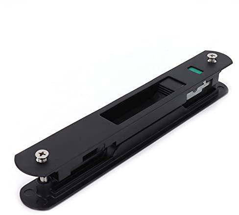 Sliding Door Lock, Sliding Door Lock Replacement Sliding Glass Door Lock Sided Window Lock Sliding Glass Door Handle Set Lock Hook Type Double for Sliding Door Window