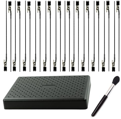Accessoires de modélisme, support de peinture de modèle, support et pince crocodile et manchons de serrage Peinture aérosol, base support de peintre, modelage de pinces crocodiles en fil métallique -