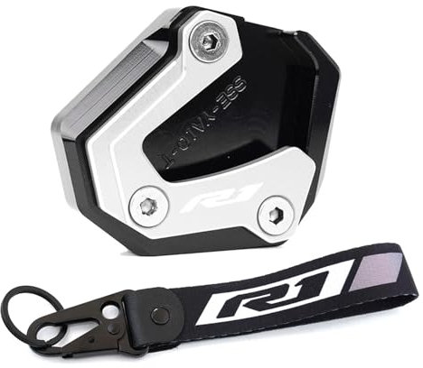Verlängerung Platte Seite Fuß Ständer Für Yam&aha YZF R1 YZFR1 YZF R1M R1S 20152021 2022 2023 Motorradzubehör Fußseitenständerverlängerung Ständerpolster Schlüsselanhänger