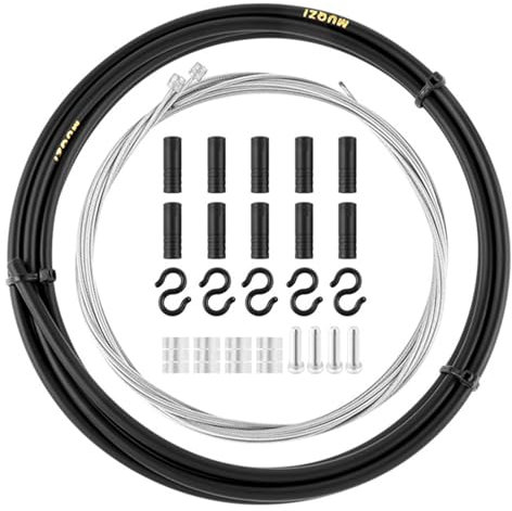 Universal Bicycle Shifter Cables Set Bicycle Change Cable for Bike Derailleur Cable Hose Kit for Mountain Road Bike Repair. bike shifter cable
