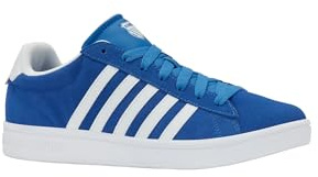 K-Swiss Court Tiebreak II SDE Herren Leder Sneaker Schuhe 09492-444 blau