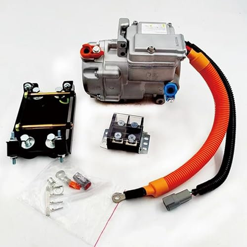 LXCHOU Compressore elettrico DC 12V Compressore for aria condizionata for auto for VW Polo Passat T5 Golf 4 5 6 7 MK2 MK3 MK4 MK5