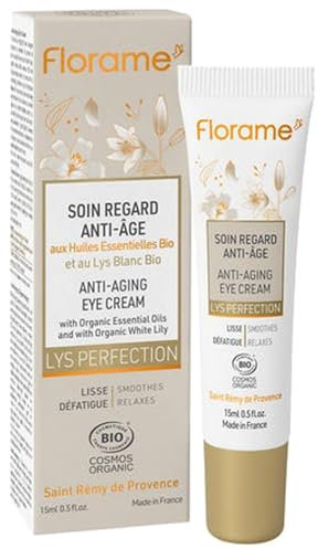 Florame Lys Perfection Soin Regard Contour des Yeux Anti-Âge Bio 15 ml
