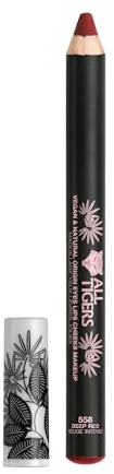 All Tigers - Multifunktionsstift, 3-in-1, für Augen, Lippen, Wangen – Intensivrot 558 – veganes Make-up – einfache Anwendung – Lippenstift, Creme, Lidschatten – Jojoba Bio – umweltfreundlich