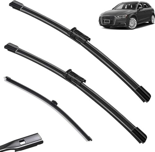 Limpiaparabrisas Parabrisas Para Audi A3 S3 8V Sportback 2020 2019 2018 2017 2016 2015 2014 2013 2012, Limpia Parabrisas Delanteras Y Traseras Coche Escobilla Limpiaparabr