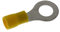 Lumonic 25x capocorda ad anello M8 parzialmente isolato 4-6mm² I capocorda ad anello giallo I set di capocorda, capocorda ad anello M8, capocorda ad a