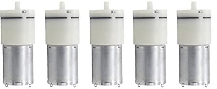 5x Oxígeno de Acuario de DC 6V circula Motor de Bomba de Aire KPM12A