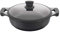 Metaltex XPERT-Cacerola Baja Aluminio Fundido 32 cm, Negro