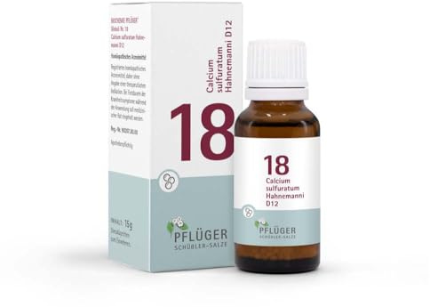 BIOCHEMIE Pflüger 18 Calcium sulfuratum D 12 Glob. 15 g