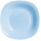 ARC 5919902 Piatto Carine in Vetro, Opale Fondo, Colore Turchese, Quadrato, Cm 21, Glass