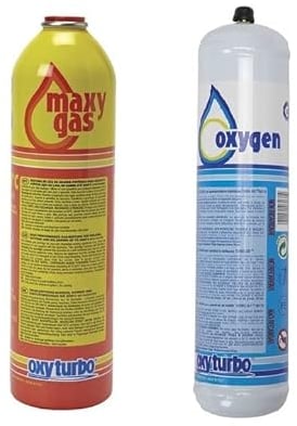 Oxyturbo 90 Kit Replacement Oxygen and Gas Cylinder
