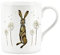 Purely Home Hares and Dandelions Themed Design Mug by Rhiannon Chauncey Fine Bone China White Mug Coffee/Tea Present Gift