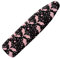 Jeiento Halloween Ironing Board Cover Pink Bat Washable Full Size Ironing Board Covers Stain Resistant Protective Cover Hook and Loop Fasteners,15x54 Inches