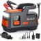 Auto Starthilfe mit Luftkompressor, BIUBLE Starthilfe Powerbank 4500A 26800mAh Tragbarer 150PSI Inflator für bis zu alle Gas oder 10.0L Diesel Motor 12V Portable Batterie Starter Power Pack