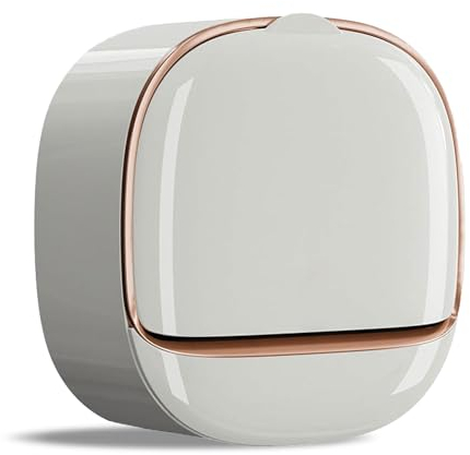 Waterproof Draining Soap Dish Box, Wall Mounted, Self-adhesive No-Drill Holder for Bathroom