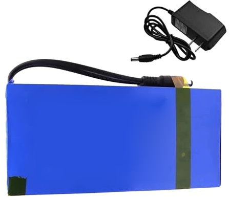 SSCYHT Batterie Lithium polymère DC 12V 10Ah Batterie Lithium Rechargeable 12 V 10000 mAh Batterie Portable avec Interrupteur d'alimentation pour 12V appareils électriques