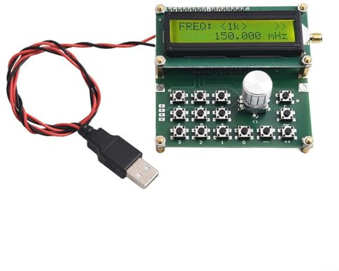 Generador de señal RF, Generador de frecuencia RF con pantalla LED de placa, Generador de señal RF35-4000MHZ ADF4351