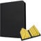 Karten Sammelalbum 16 Taschen, Großes Karten Sammelalbum, 1024 Taschen Karten binder Album, doppelseitiger Kartenbinder Karten buch ordner, Für TCG, Sport karten, Spielkarten (Schwarz)