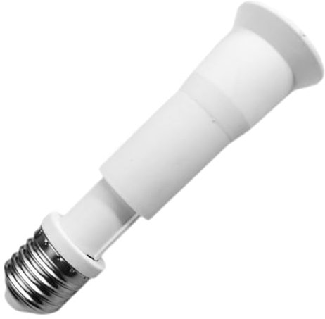 Hoement E27 Lampenfassung Lampenfassungsverlängerung Für Höhere Lampen Lichtkonverter Stabile Konstruktion Teleskopisch Installieren 1st