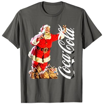 Coca Cola Christmas Santa Enjoying Coke T-Shirt