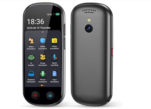 AI Language Translator Device,Translator With Voice Output Translator | Translator device Real Time 150 Languages And Accents With Wifi/Offline/Photo Support For Travel, Learning And Business