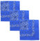 Motique Accessories Set di 3 bandane Jumbo, blu reale, taglia unica, Blu reale, Taglia unica