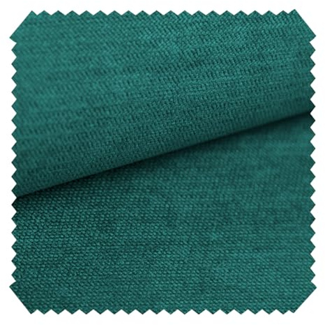 novely® ORMONT - Samtiger Chenille-Stoff - Robuster Möbelstoff - Polsterstoff in 18 Farben - Pflegeleichte Meterware 1lfm | Farbe: 13 Petrol