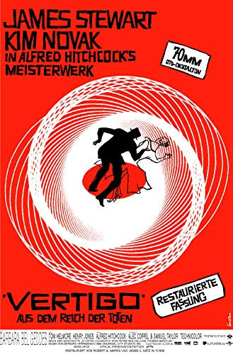 Vertigo - Aus dem Reich der Toten (1958) | original Filmplakat, Poster [Din A0, 84 x 118 cm]