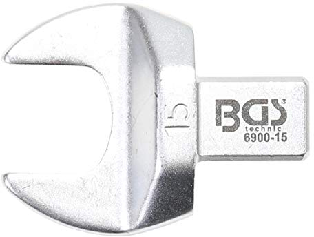 BGS Einsteck-Maulschlüssel - 15 mm - Aufnahme 9 x 12 mm