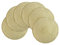 SHACOS 6er Set Platzsets Rund Gold, Runde Tischsets Abwaschbar, Hitzebeständig, Platzdeckchen Rund Abwaschbar, Schmutzabweisend, 38x38 cm