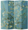 Fine Asianliving Paravent Raumteiler Spanische Wand L160xH180cm Beidseitig Trennwand Room Divider Raumtrenner Bedruckte Canvas Sichtschutz Leinwand Doppelseitig