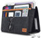 ERKOON Bett Organizer EinhäNgen, Betttasche Zum EinhäNgen Dickerem Filz Rutschfeste Mit Schnalle Baby Kinder Fernbedienungshalter Sofa Bedside Hanging Storage Organizer (Schwarz)