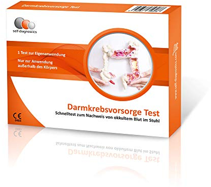 self-diagnostics Darmkrebs Test - FOB Test zur Früherkennung von Krebs und Polypen - Stuhltest für zuhause ohne Labor - schneller Darmkrebsvorsorge Test mit Ergebnissen in nur 10 Minuten