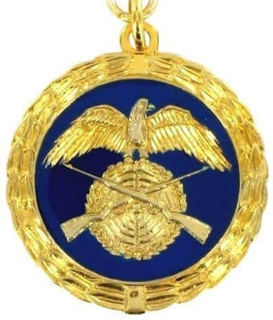 Deitert Medaille Gold-blau