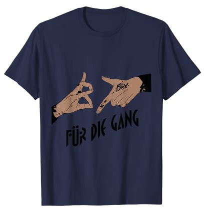 187 Für die Gang Handzeichen Handgeste T-Shirt