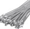 50pcs Metal Cable Zip Ties, 304 Stainless Steel Cable Ties, Exhaust Wrap Multi-Purpose Locking Cable Metal Zip Ties(11.8 Inches)