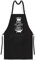 OM3® KING-OF-THE-GRILL - Grill-Schürze - Grill König Meister - BBQ Küchenschürze für Erwachsene Unisex