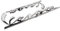 RAFCAR 3D Motorrad Aufkleber Aufkleber Compatible with Vespa Emblem Aufkleber Aufkleber GTS GTV LX LXV LT PX 50 125 150 250 30 0ie Sprint Primavera super (Farbe : Silber)