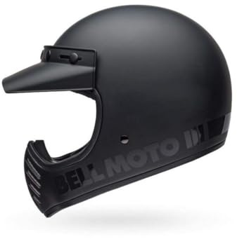 Bell Moto-3 Classic ECE Helm – Das Original, sportliches Retrodesign, oft kopiert, nie erreicht. Farbe: Matte Black, Größe: 2X