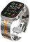 WINGLE Correa de titanio para Apple Watch Ultra 2 de 49 mm, 46 mm, 45 mm, 44 mm, 42 mm, Series 10, 9, 8, 7, para hombre, ligera, duradera, de titanio, Apple Ultra, correa de metal sólido para iWatch