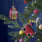 Ginger Ray Christmas Novelty Retro Juke Box & Boombox Hanging Tree Decorative Accessories 2 Pack, Pink