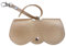 Nounex21 - Premium Sonnenbrillen Schutzetui, tragbares Brillenetui, modischer Sonnenbrillen-Halter, weiches PU-Leder, 12 Farben (Gold)