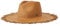 Brixton Womens Jo Straw Frayed Fedora, Copper, M