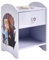 Disney La Reine des neiges Table de Chevet : Construction Robuste en Bois avec Un Design à 2 Niveaux, Petite Table d’appoint avec tiroir et étagère de Rangement pour Chambre d’Enfant