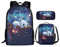 HELLHERO Mädchen Schulrucksack Galaxie Koala Rucksäcke für Schule Jungen Büchertasche Set mit Lunchbox Federmäppchen Kinder Schulrucksäcke Grundschule Mittelschule Büchertasche Kleinkind Rucksack 3 in