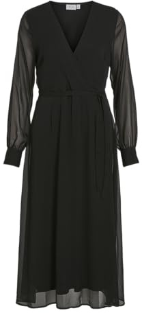 VIFALIA V-Neck L/S MIDI Dress - NOOS