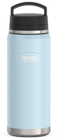 THERMOS ICON SERIES, Stainless Steel Dual Temperature Beverage Bottle, 40 oz, Glacier